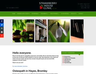 strawberryhouseclinic.co.uk screenshot
