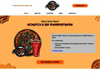 strawhatpizza.com screenshot