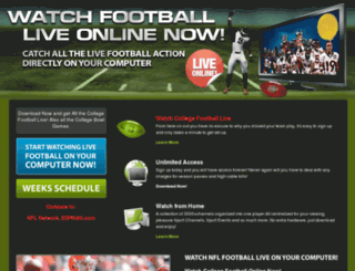 streamcollegefootball.com screenshot