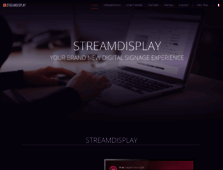 streamdisplay.com screenshot
