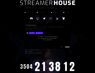 streamerhouse.com screenshot
