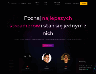 streamerzy.pl screenshot