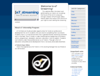 streaming.e7studio.net screenshot