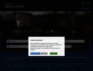 streamlinecoaches.ie screenshot