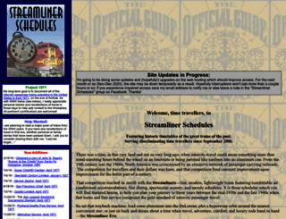 streamlinerschedules.com screenshot