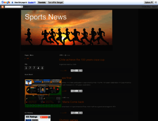 streamsports18.blogspot.com screenshot