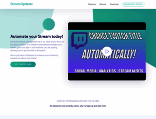 streamupdater.com screenshot