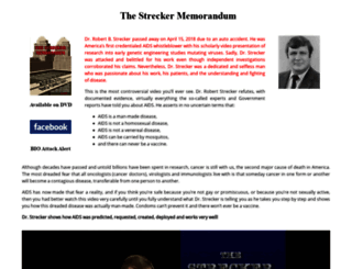 streckermemorandum.com screenshot