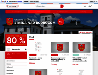 stredanadbodrogom.sk screenshot