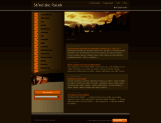 stredisko-racek.webnode.cz screenshot