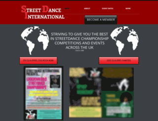 streetdanceinternational.com screenshot