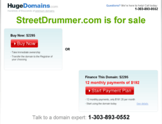streetdrummer.com screenshot