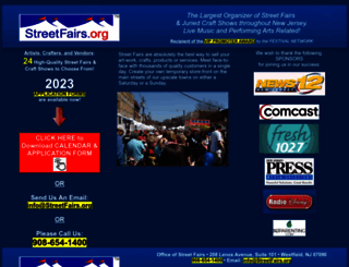 streetfairs.org screenshot