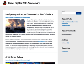 streetfighter25.com screenshot