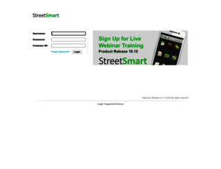 streetsmart.xora.com screenshot