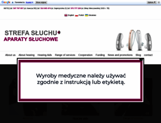 strefasluchu.pl screenshot