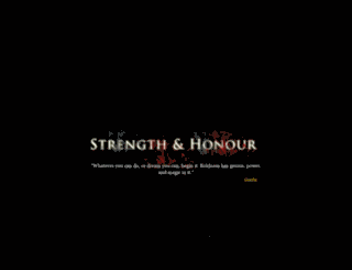 strength-honour.com screenshot