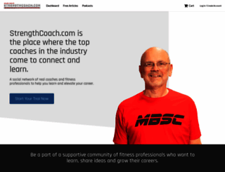 strengthcoach.com screenshot