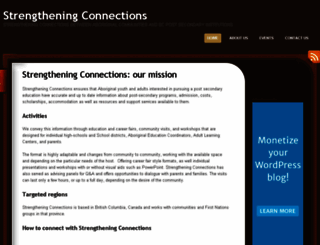 strengtheningconnections.wordpress.com screenshot