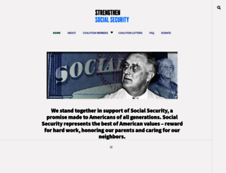strengthensocialsecurity.org screenshot