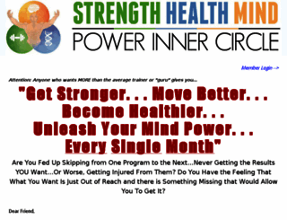 strengthhealthmindpower.com screenshot