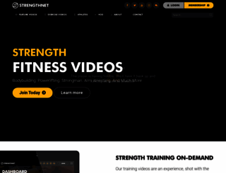 strengthnet.com screenshot