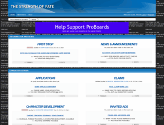 strengthoffate.proboards.com screenshot