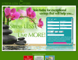 stresslessoffers.com screenshot