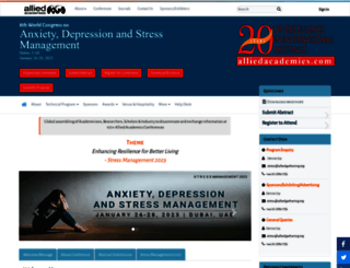 stressmanagement.alliedacademies.com screenshot