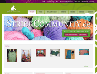 strickcommunity.net screenshot