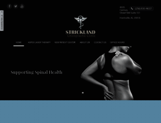 stricklandchiropractic.com screenshot