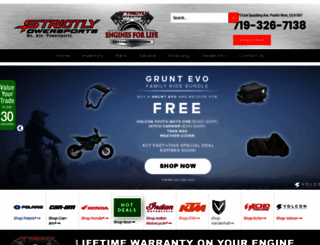 strictly-powersports.com screenshot