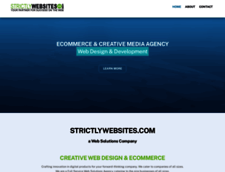strictlywebsites.com screenshot