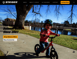 striderbikes.com screenshot