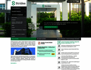 stridesarco.com screenshot