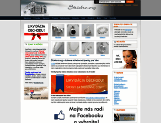 striebro.org screenshot
