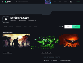 strikerzzart.deviantart.com screenshot