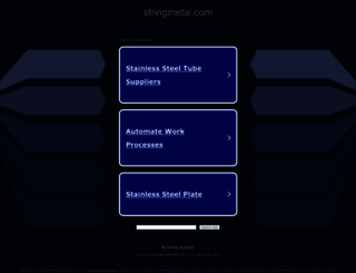 stringmetal.com screenshot