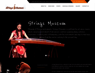 stringsmuseum.com screenshot