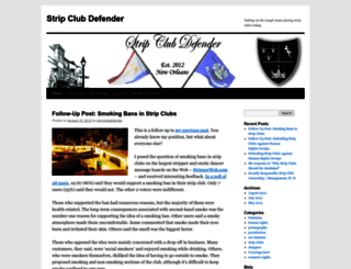 stripclubdefender.wordpress.com screenshot