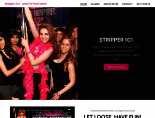 stripper101.com screenshot
