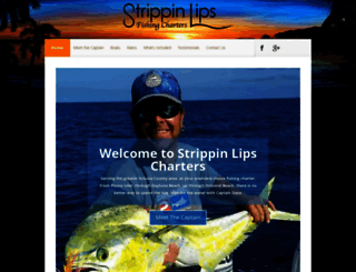 strippinlipscharters.com screenshot