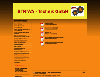 striwa-imkereitechnik.de screenshot