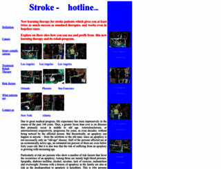 stroke-hotline.com screenshot
