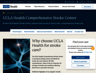 stroke.ucla.edu screenshot