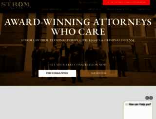 stromlaw.com screenshot