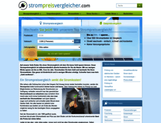 strompreisvergleicher.com screenshot