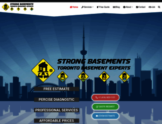 strongbasements.com screenshot