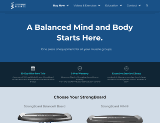 strongboardbalance.com screenshot