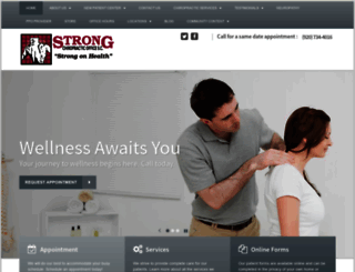 strongchiropractic.com screenshot